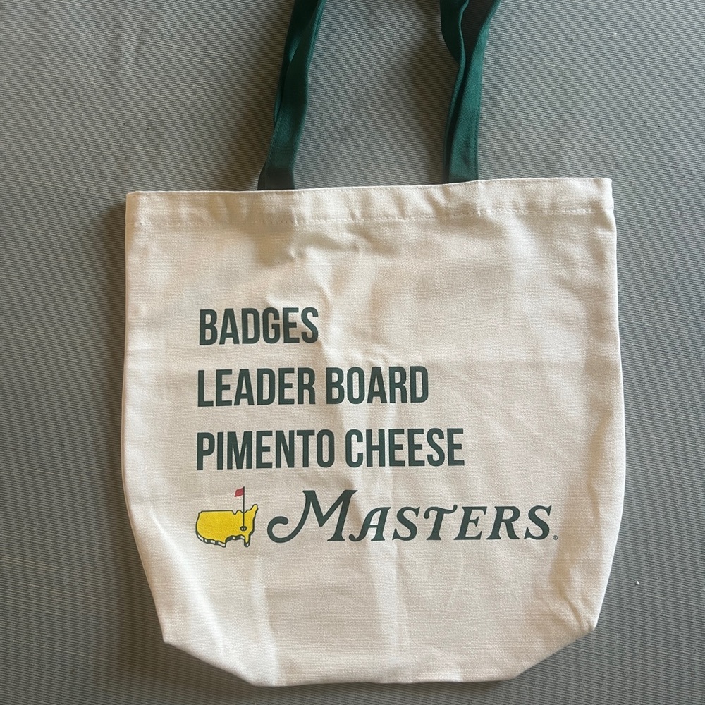 NWT Masters Exclusive Canvas Tote Bag
